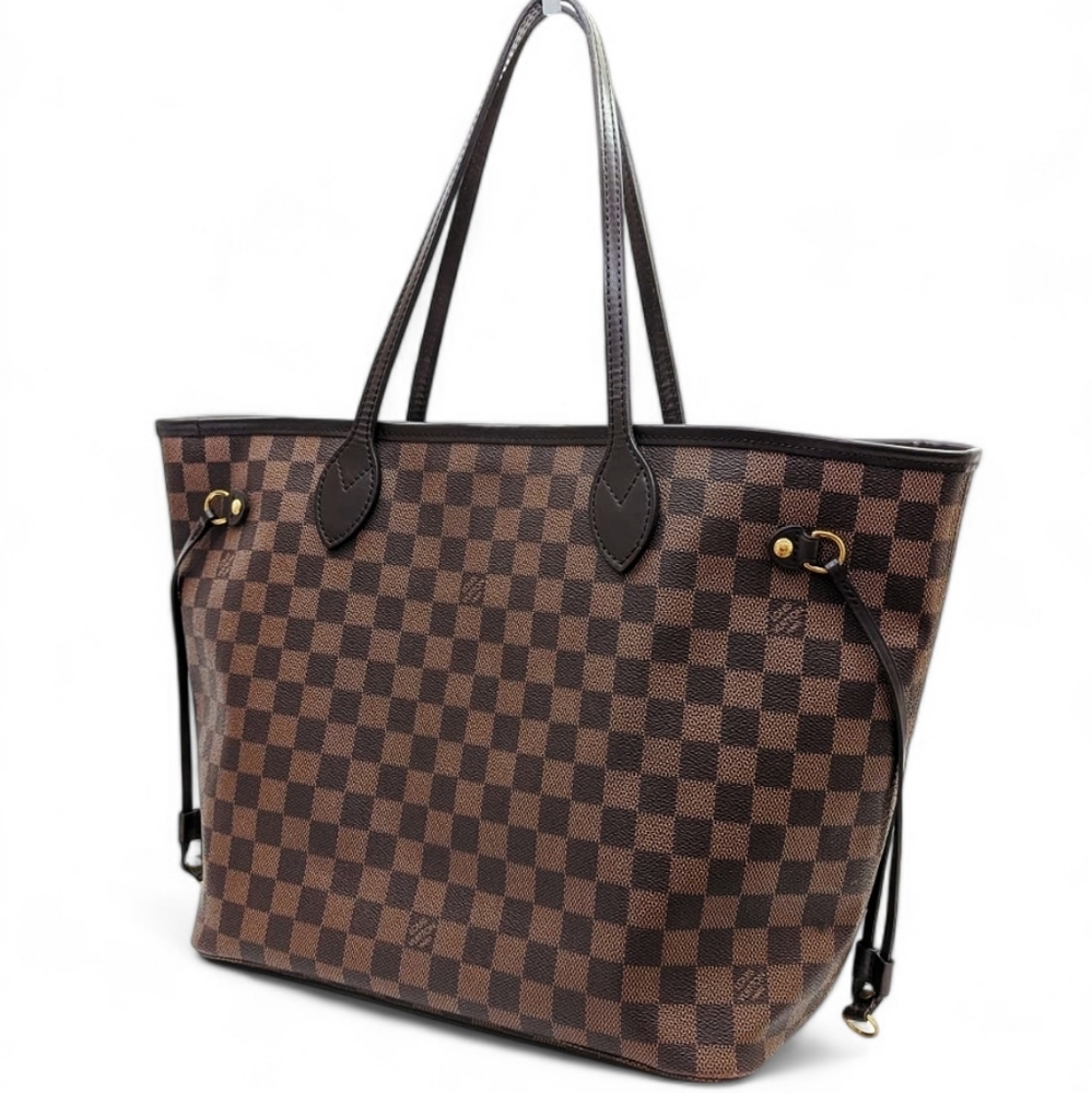 ✨️Authentic Louis Vuitton Neverfull MM Damier Ebene Bag - Picture 16 of 16